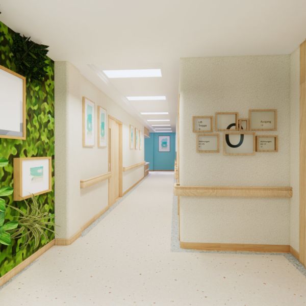 Medical-Grade Hygienic Homogeneous Flooring for Nursing Homes