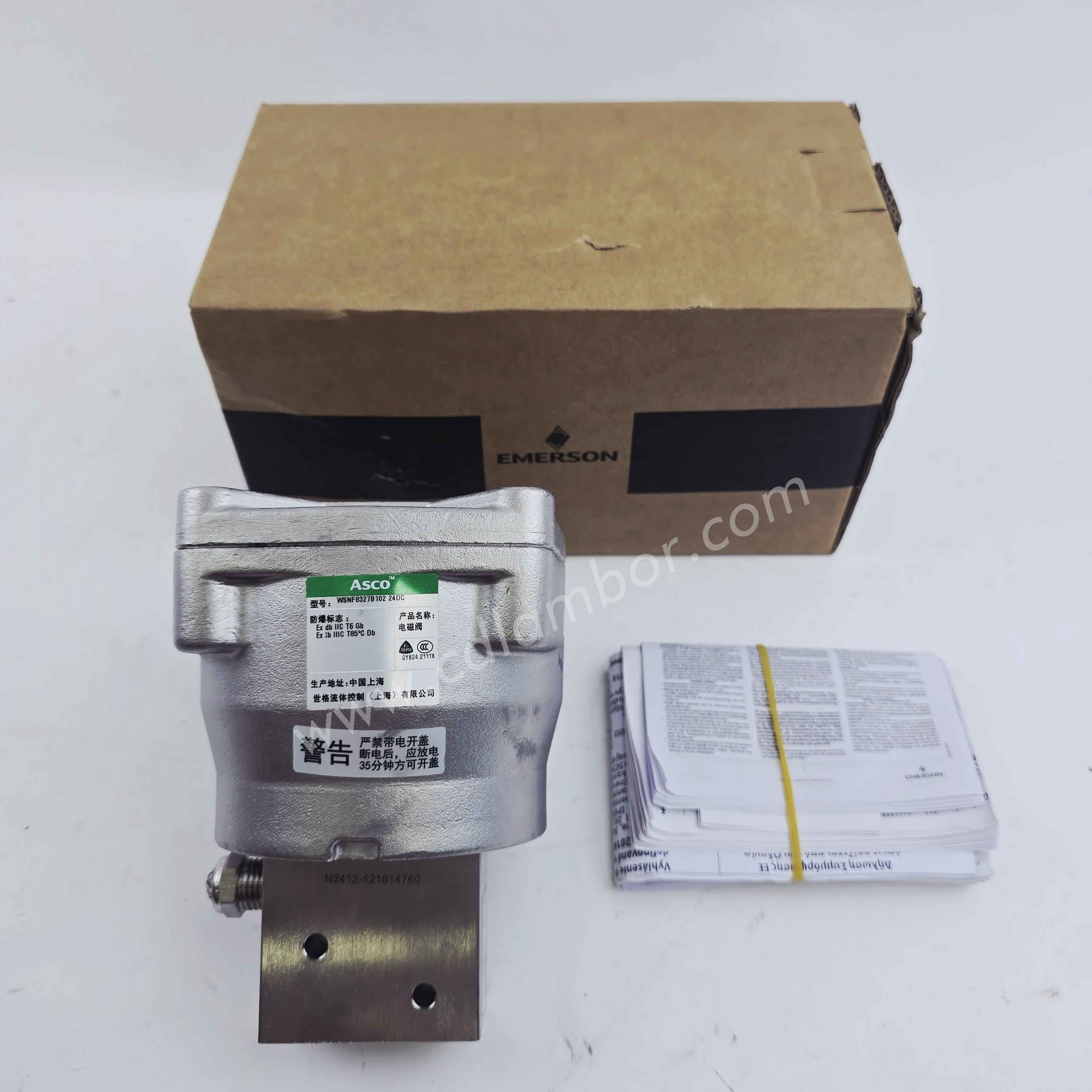 ASCO WSNF8327B102 24V Solenoid Valve Original and New Direct Acting