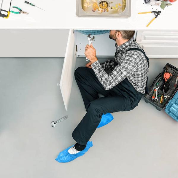 Disposable Shoe Covers Shoes Safety Cover Nonwoven Shoe Cover Black