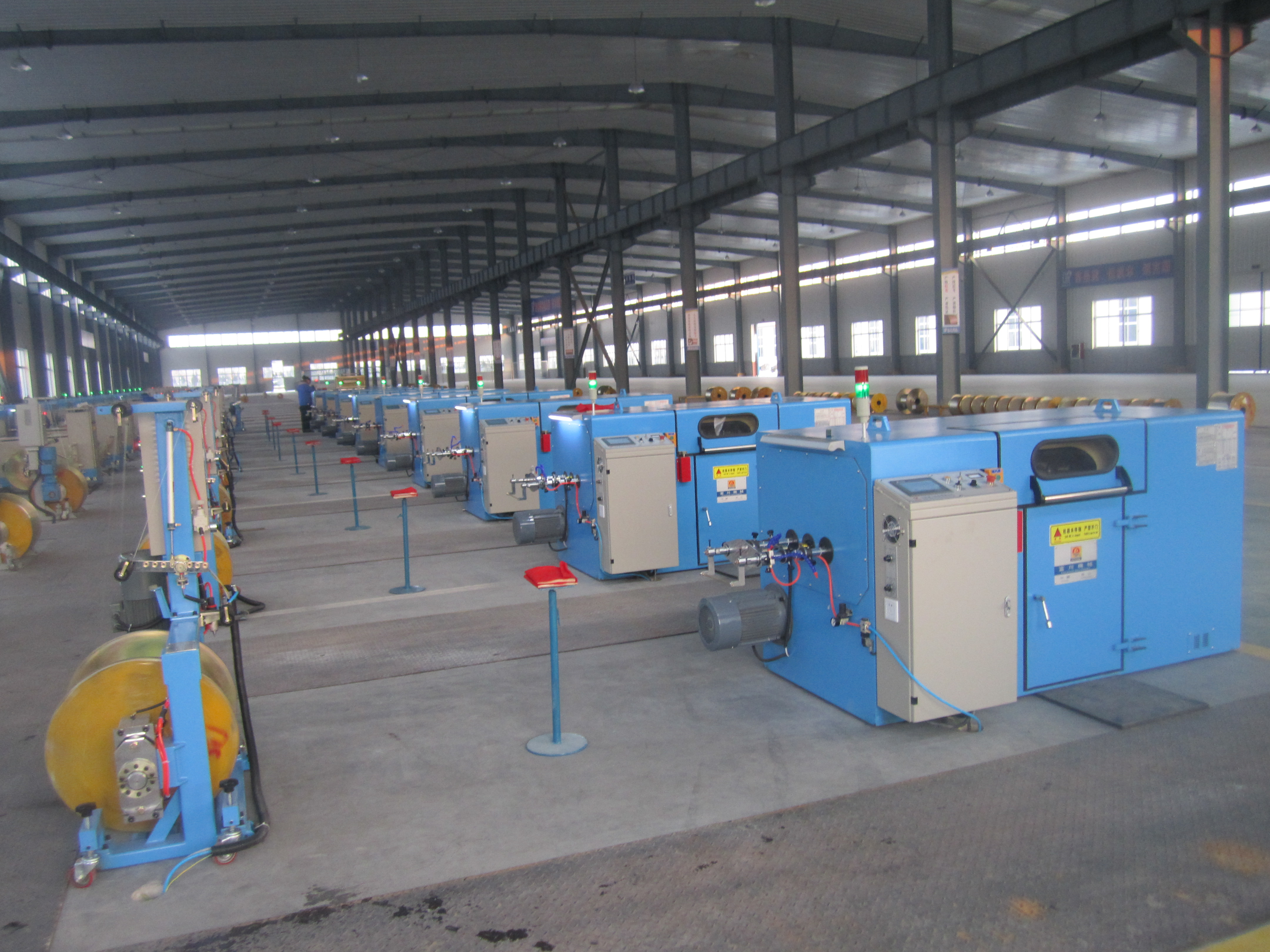 Normal Copper Wire Bunching Machine Equipment 34 Zones Adjustable Winding Pitch