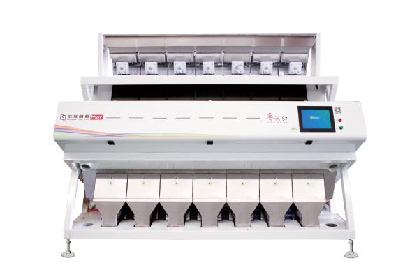 7つのシュートのトウモロコシ大きい容量色の分類機械よい安定性の白色