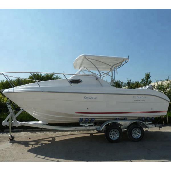 150HP 6.25m New Cabin leisure fishing High Speed Boat fiberglass yacht