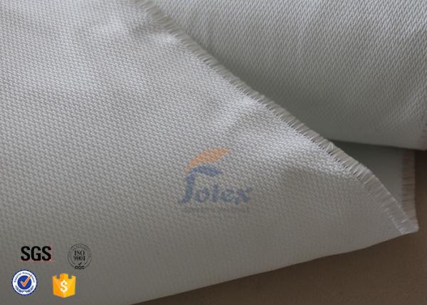 cobertura revestida do fogo da emergência da tela da fibra de vidro do silicone do branco de 14oz 0.45mm
