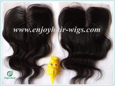 Lace top closure 4''x4'' ,malaysian virgin hair natural color body wave 10''-24''length
