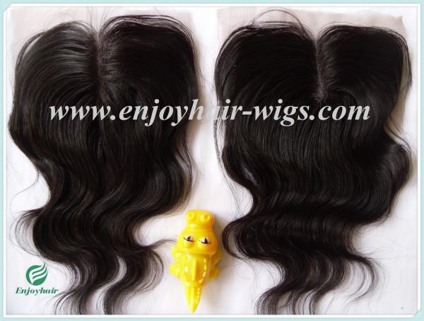 Lace top closure 4''x4'' ,malaysian virgin hair natural color body wave 10''-24''length