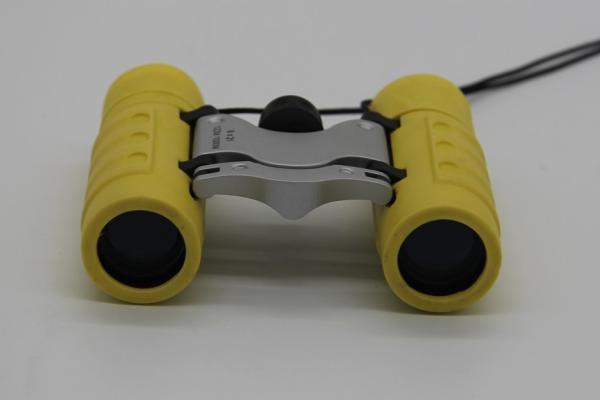 Roof Prism Yellow Children's Toy Binoculars Lightweight Easy Carrying For Travel