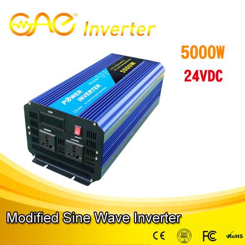 CI-5000 Hot selling modified sine wave car inverter 24v 220v 5000w inverters 12v 220v 50Hz/60H