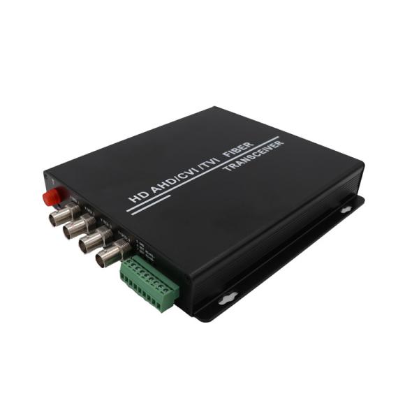 Ahd To Cvbs Video To Fiber Optic Converter Reverse Data 4CH FTTX Network