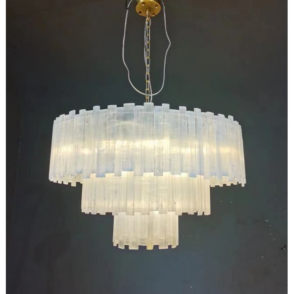 Luxury Crystal  Glass Hanging Lamps Living Room Hotel Decorative Ceiling Lighting Pendant Chandelier