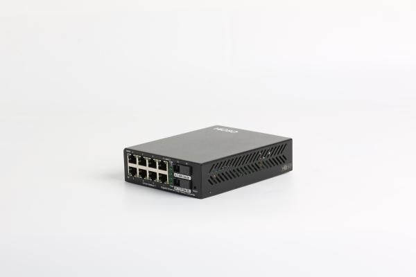 HiOSO 10/100/1000Mbps  1310nm Fiber Optic To Ethernet Converter 8 Ports