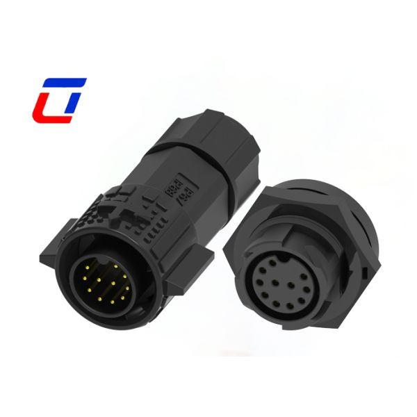 11 Pin M19 Circular Connector Panel Mount IP67 Connectors Waterproof Automotive