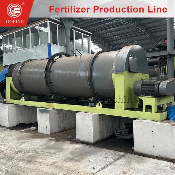 Rotary Mixing Pelletizer Machine Fertilizer Granulating Plant Project