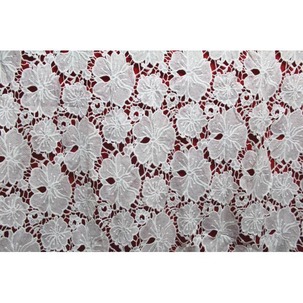 Apparel Accessories Chemical Lace Fabric Water Soluble Embroidery lace fabric