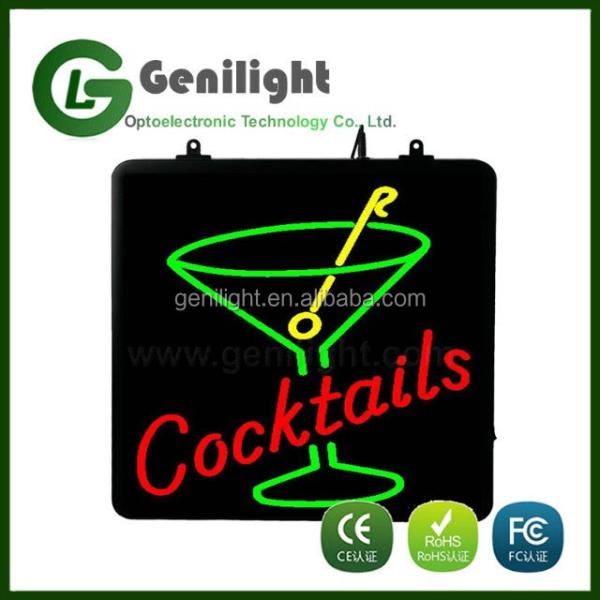 LED Neon Light Sign for Bars and Pubs Cold Beer Sold Here Power Supply Adaptor 25 C