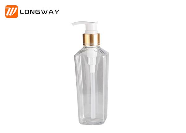 Cosmetic Lotion Liquid Bottle with White Treatment Pump for Facial Latex Cream Packaging