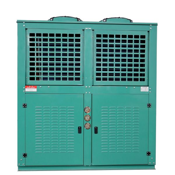 Ultra-Durable Automatic V-Type Semi-Hermetic Condensing Unit with Motor for Convenience Store Freezers Ready-to-Eat Food Cooling