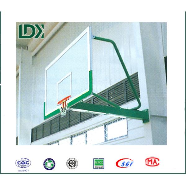 1.8M Indoor Basketball Hoop Tempered Glass Backboard Wall Mount Basketball Goal
