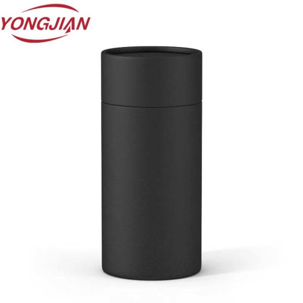 Custom Sample Cardboard Cylinder Food Grade Paper Tube Packaging Tea Coffee Candle White Kraft Paper Tube Packaging