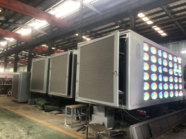 Waterproof Scrolling Mobile LED Display Truck Outdoor For Truck Mounted