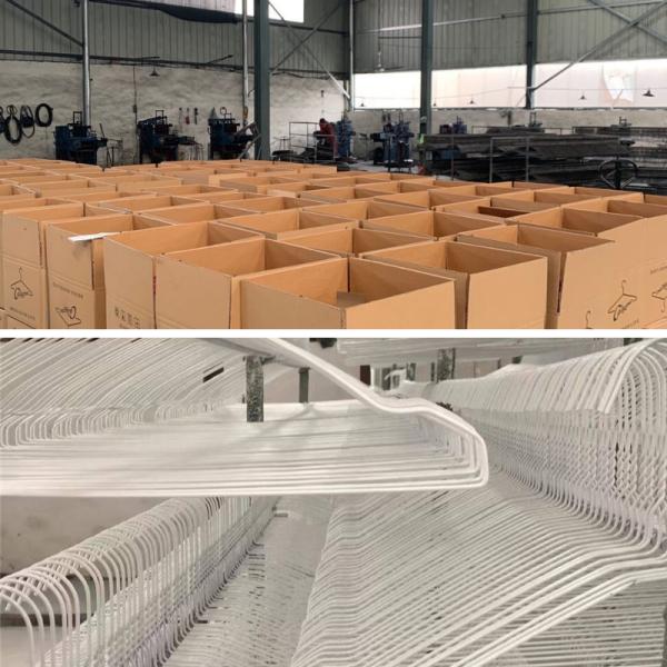 Disposable Commercial Coated Wire Hangers For Dry Cleaner Heavier Clothing 