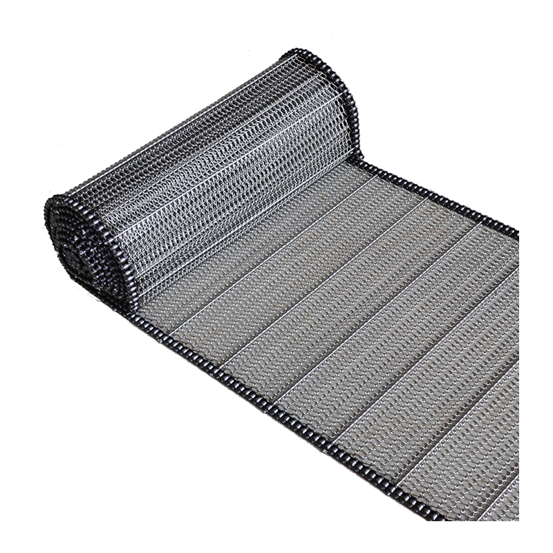 Flexible Wire Mesh Conveyor Belt Offering Excellent Tensile Strength and Resistance to Abrasion for Heavy Load Transport