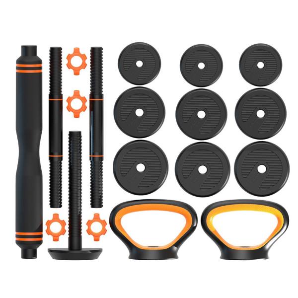 15KGS 30KG Adjustable  6 In 1 Dumbbell Weight Set For Beginners Fitness Equipment