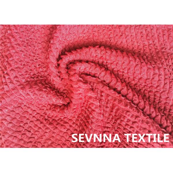 Warp Knitted Swimwear Nylon Fabric , Semi Dull Custom Printed Swimwear Fabric