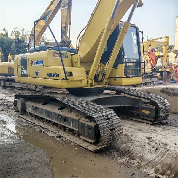 22 Ton Second Hand Komatsu Excavators PC220-7 With Direct Injection Engine