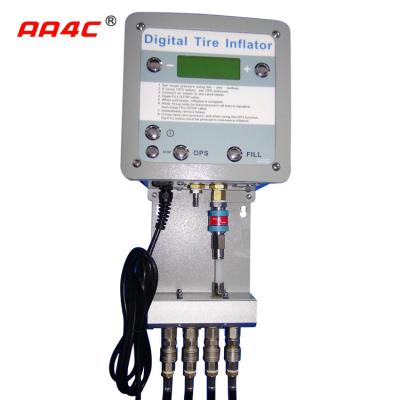 High Flow and High Pressure Automatic Digital Tyre Inflator for 4 Tyres Simultaneous Inflation (Indoor) E-0124-OPS
