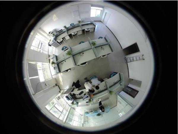 1/4 0.69mm F2.3 Megapixel M8 mount 220degree IR-Cut Fisheye Lens for OV9281
