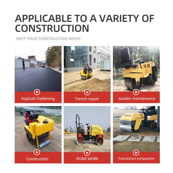 OEM 2 Ton Road Roller Machine