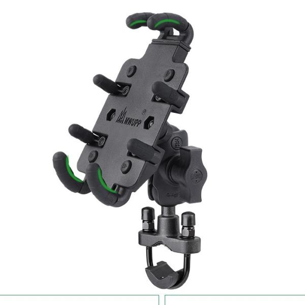 Aluminium Alloy Motorcycle Phone Holder Mount Waterproof Bike Sucker Phone Bracket