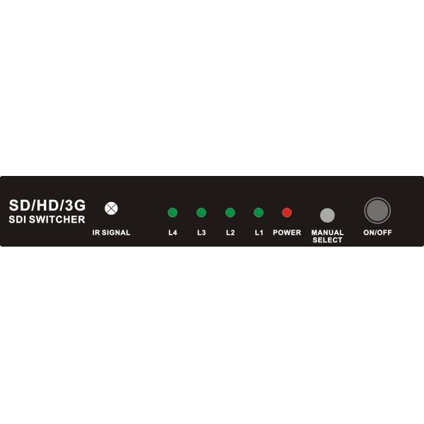 3G 1920x1080 3Gbps 4 X 1 SDI Signal Switcher