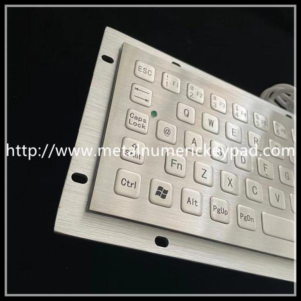 68 Key Stainless Steel Embedded Numeric Keypad USB Interface With FN Function
