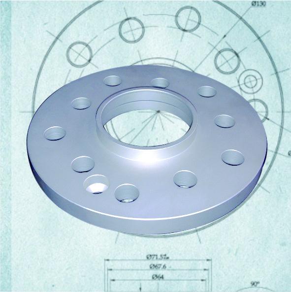 17mm Forged Aluminum Wheel Spacers for Porsche 356 911/964 911/993 928 944 944S 968