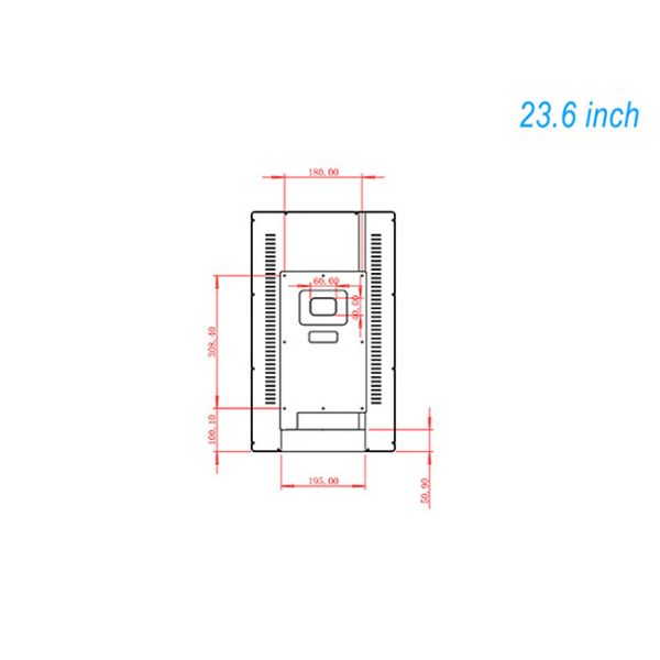 23.6 inch Smart Medical Single USB Play Call System Department Corridor Wall Call Digital Marquee Sign