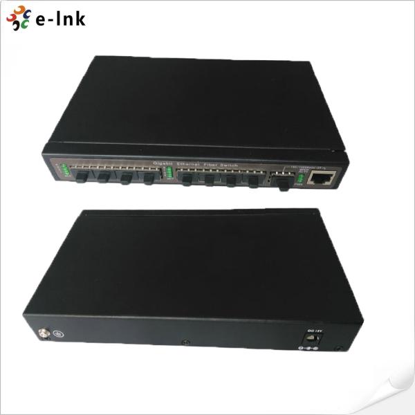 8-Ports 100M SFP к 1 гаван переключатель волокна 1000M SFP/TP комбинированным управляемый uplink