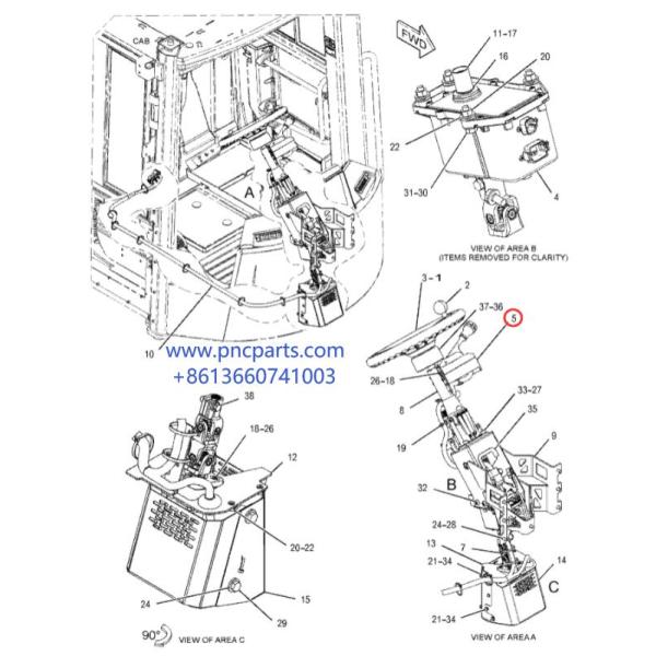 462-1016 Control Gp Transmission 299-5840 CAT 950G 980K Wheel Loader