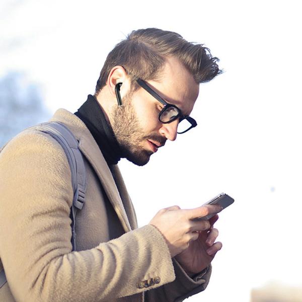 True TWS Wireless Bluetooth 5.0 Waterproof Earbuds Touch Control 350mAh With Mic Charging Case