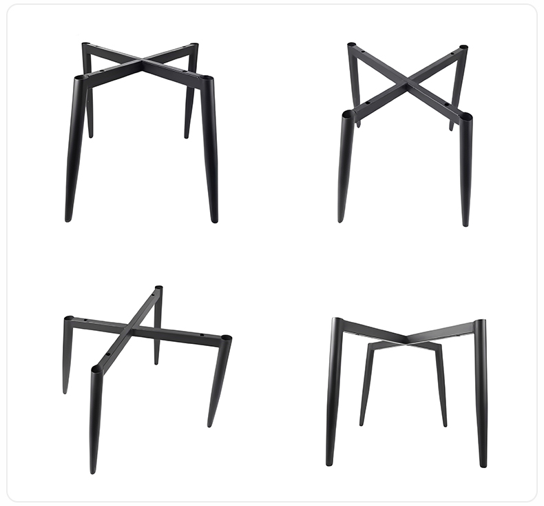 Custom Welded Iron T-Shaped Support Frame & Table Legs for Custom Office and Dining Tables and Chairs Heavy-Duty Load Bearing