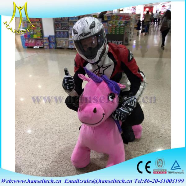 Hansel  high quality coin operated animal scooters motorized bicycle electric toy dinosaur  for shopping mall