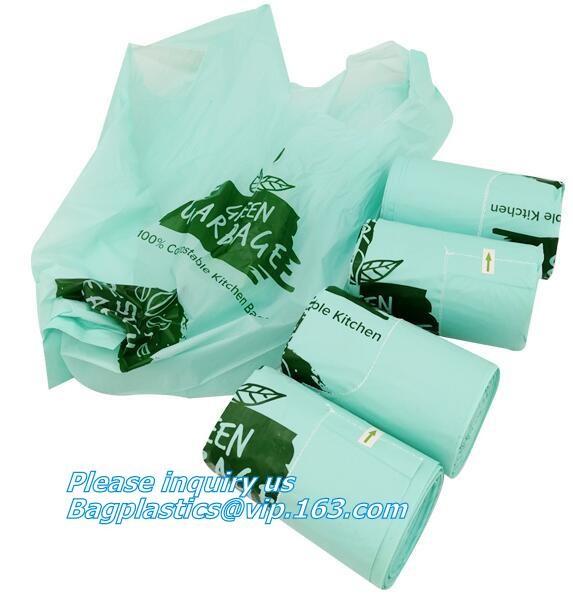 Corn Starch Biodegradable Compostable Eco Friendly Drawstring Laundry Bag, Jumbo Compostable Drawstring Plastic Trash Ba