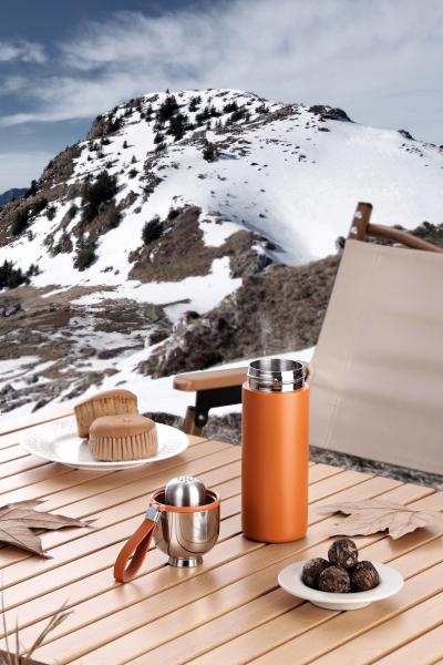 Insulated Vacuum Flask Stainless Steel Thermos Portable Camping