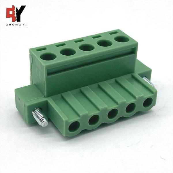 блок фиксированного уха винта 300V 10A M2.5 вставляемый латунный терминальный