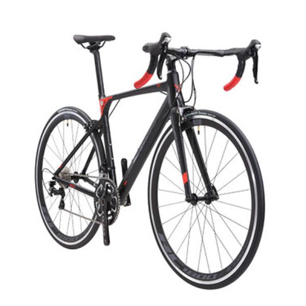 Black Red 10.3kg SAVA R8 Carbon Road Bike Aluminum Alloy Material With 700C Wheel