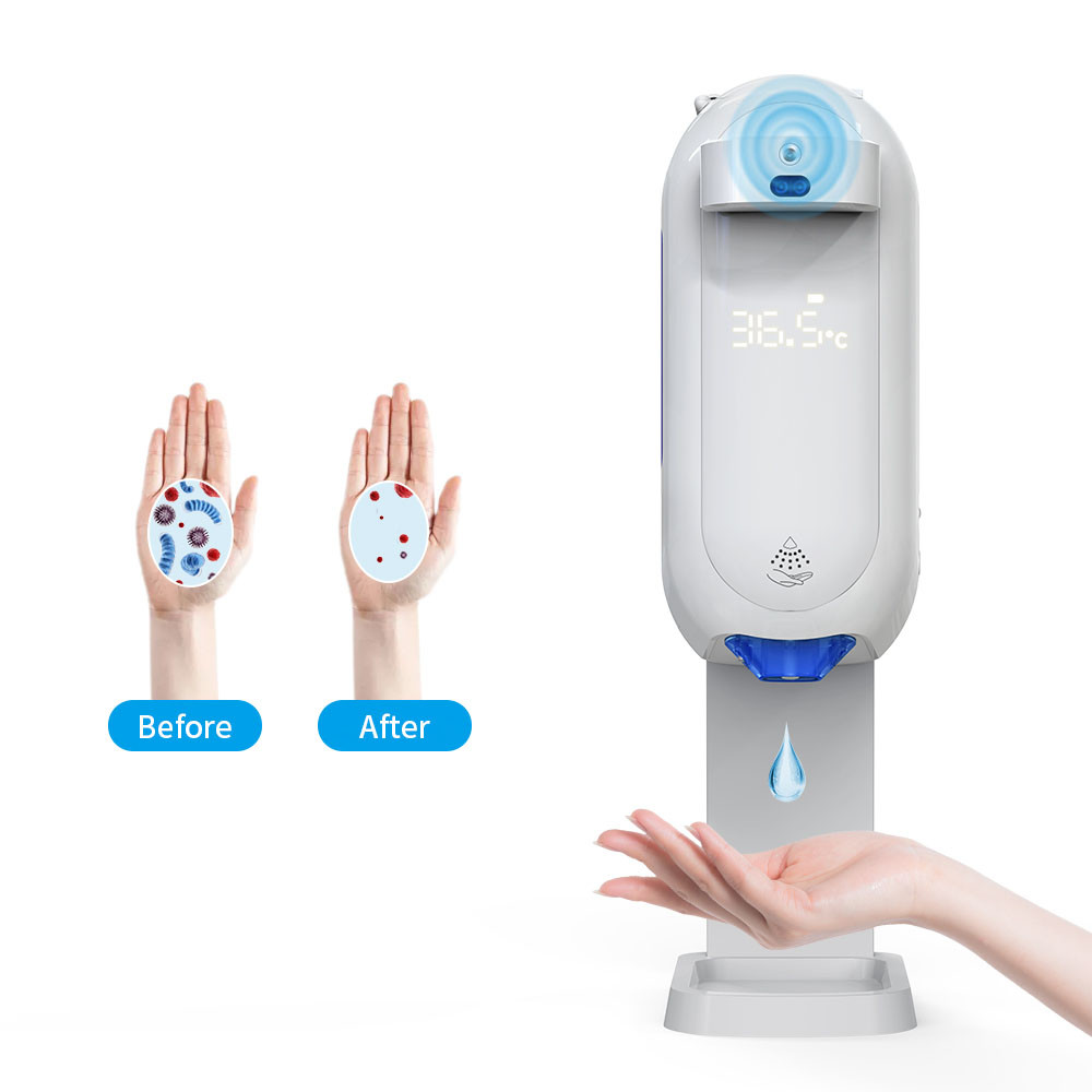 Материал ABS Dispener ультракрасного 1100ml Touchless мыла цифров белый
