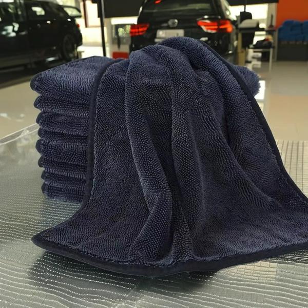 Serviettes de detailing pour voiture en microfibre 600 GSM 40x60cm Personnalisables