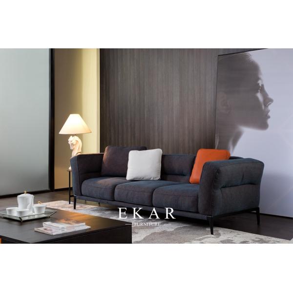 European Latest Fabric 4 Seater Couch Sofa Set Design Modern