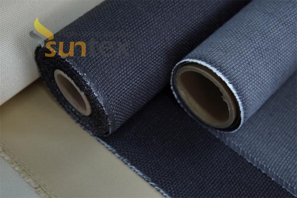 A borracha de silicone revestiu o soldador à prova de fogo resistente Blanket For Industrial, acampamento, fumadores e grades de pano da fibra de vidro