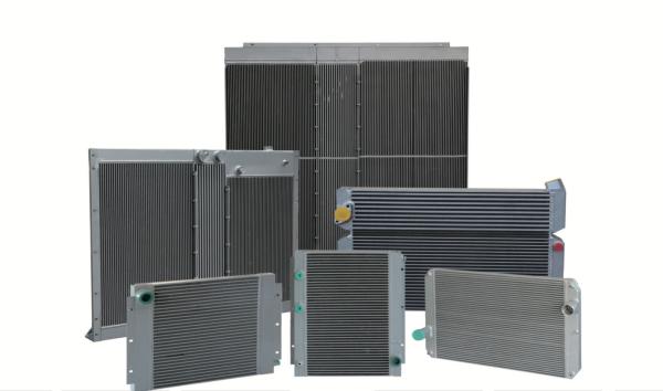 Aluminum Plate fin air cooled heat exchanger for oil air & water cooling